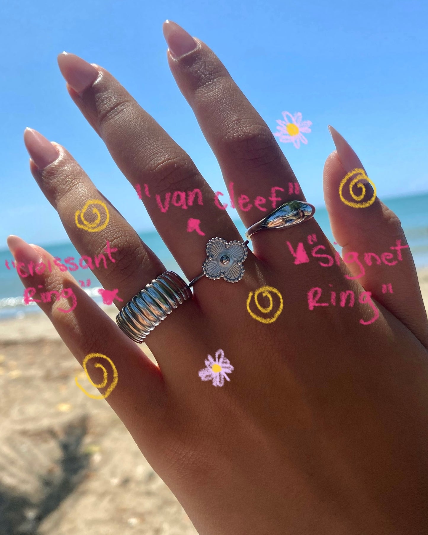 CROISSANT ring